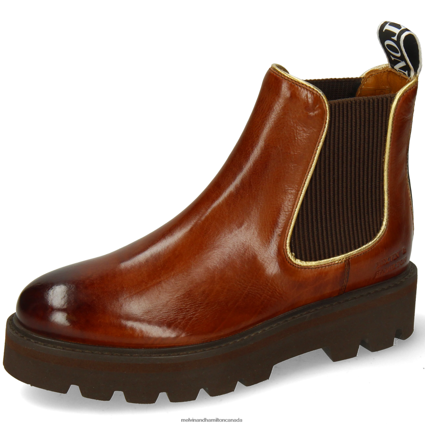 Women Melvin & Hamilton Brown Sybill 6 Ankle Boots P4V68P830