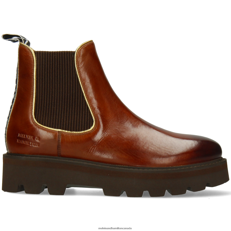 Women Melvin & Hamilton Brown Sybill 6 Ankle Boots P4V68P830