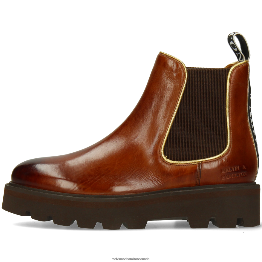 Women Melvin & Hamilton Brown Sybill 6 Ankle Boots P4V68P830