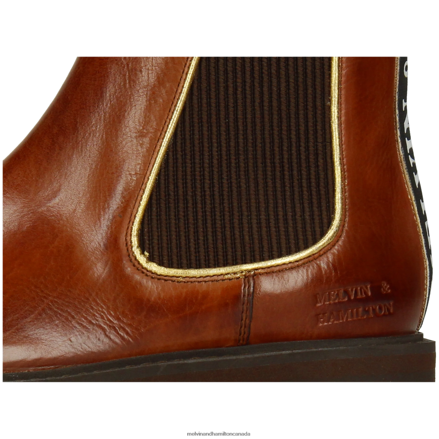 Women Melvin & Hamilton Brown Sybill 6 Ankle Boots P4V68P830