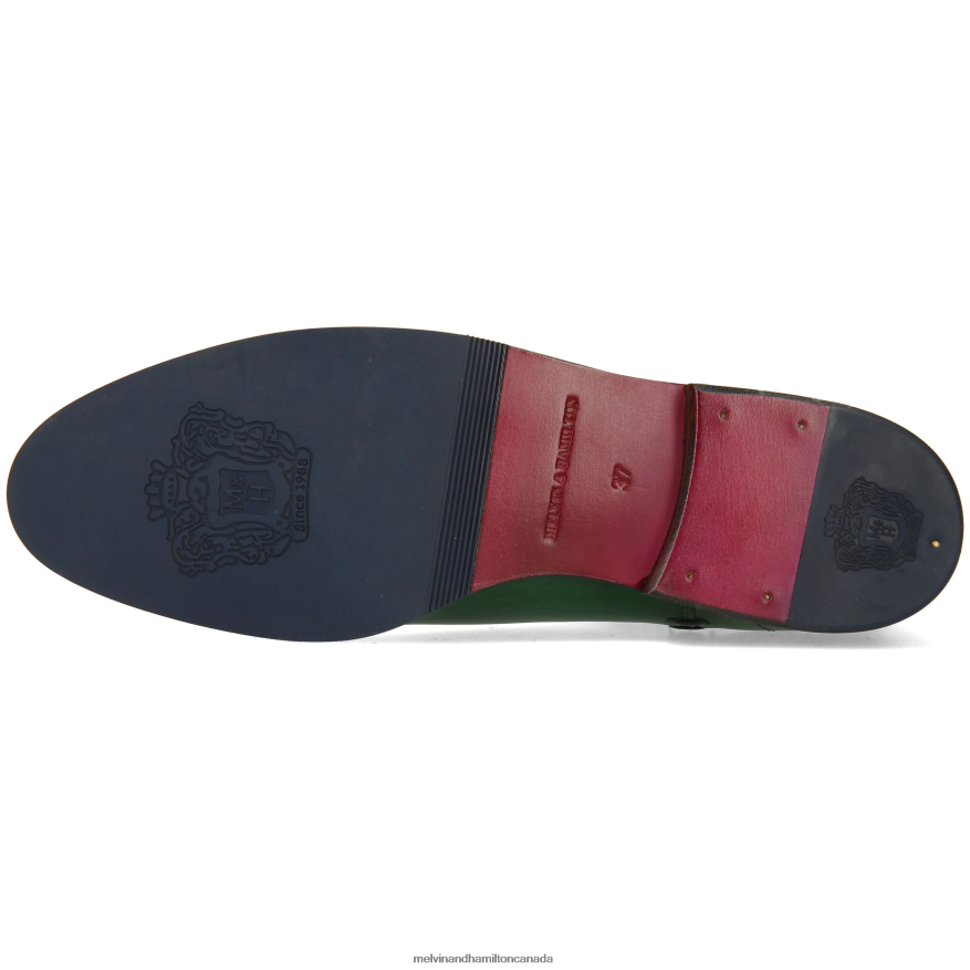 Women Melvin & Hamilton Green Susan 10 Ankle Boots P4V68P781