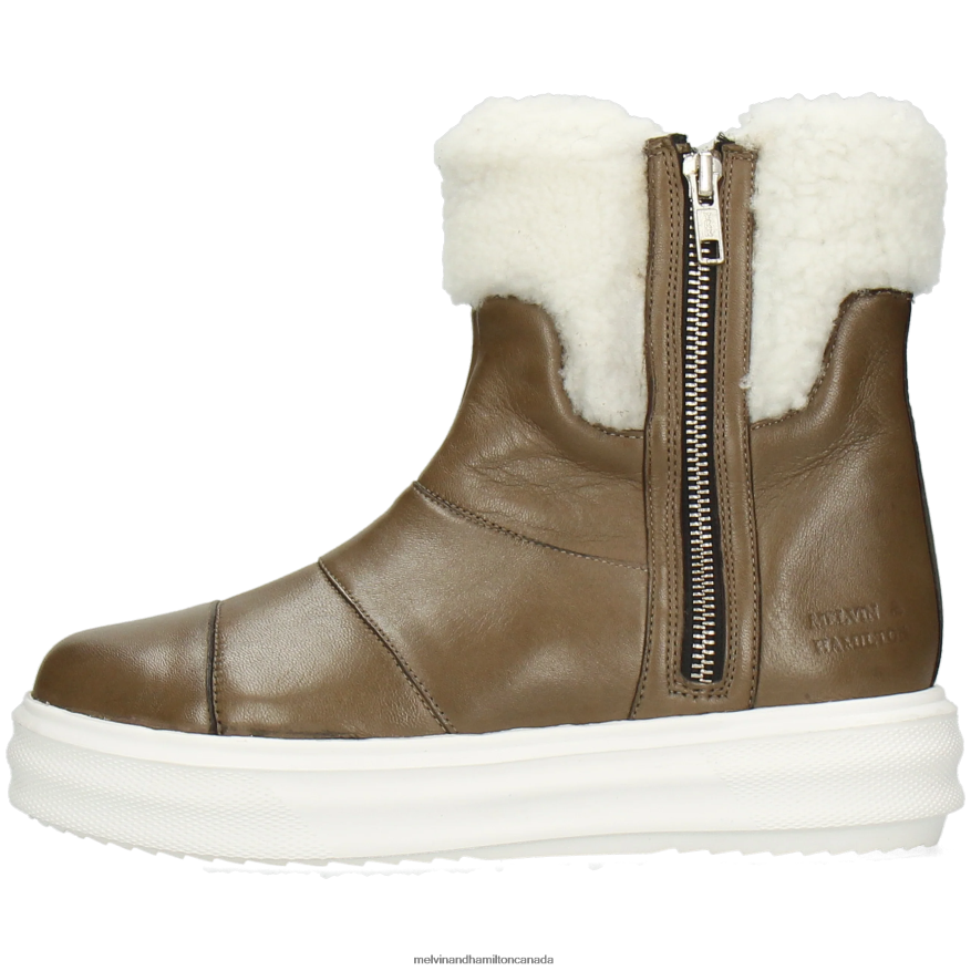 Women Melvin & Hamilton Grey Fay 10 Ankle Boots P4V68P1020