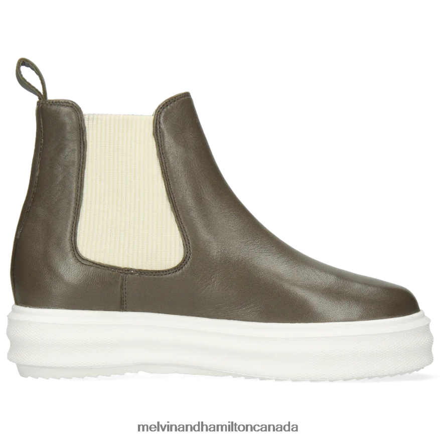 Women Melvin & Hamilton Grey Fay 1 Ankle Boots P4V68P1031