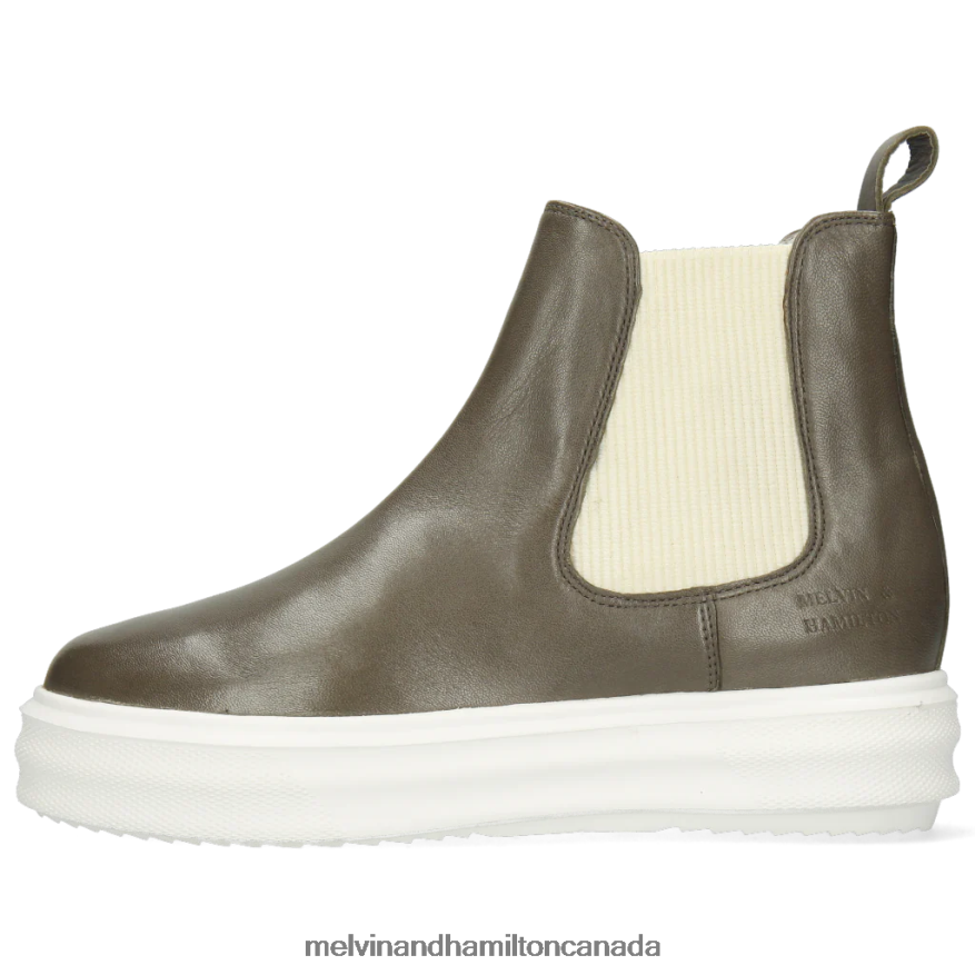 Women Melvin & Hamilton Grey Fay 1 Ankle Boots P4V68P1031