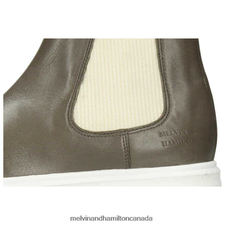 Women Melvin & Hamilton Grey Fay 1 Ankle Boots P4V68P1031