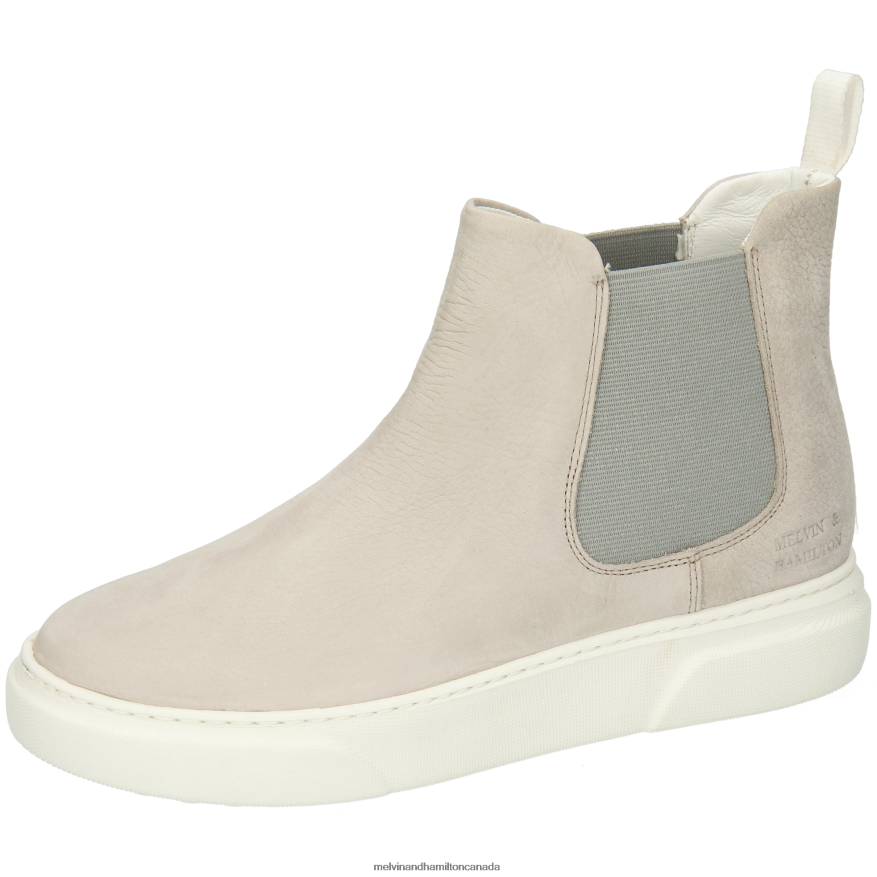 Women Melvin & Hamilton Grey Hailey 2 Ankle Boots P4V68P1045