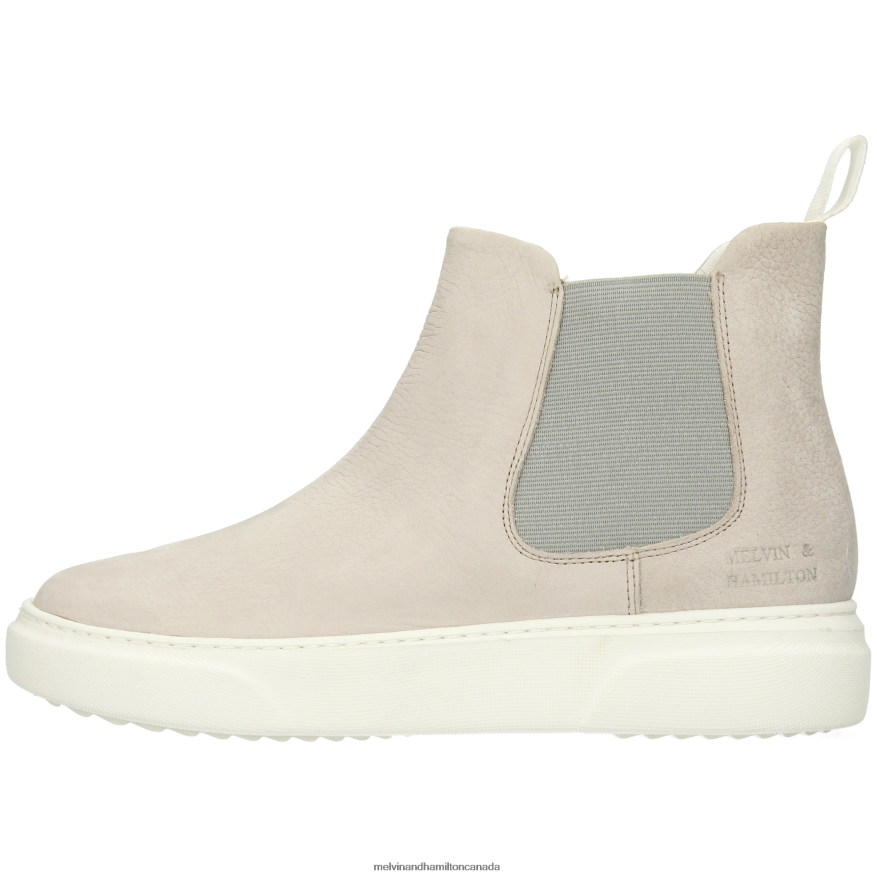 Women Melvin & Hamilton Grey Hailey 2 Ankle Boots P4V68P1045