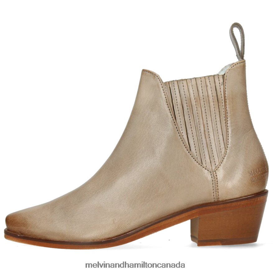 Women Melvin & Hamilton Grey Kylie 1 Ankle Boots P4V68P1126