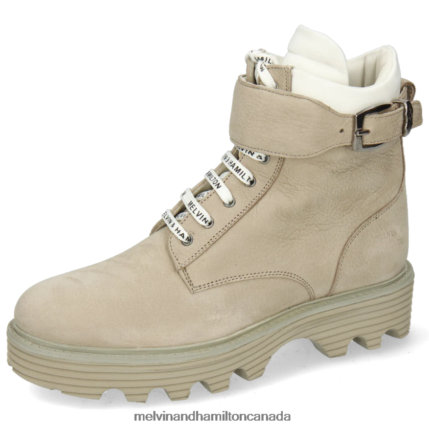 Women Melvin & Hamilton Grey Leonie 10 Ankle Boots P4V68P1125