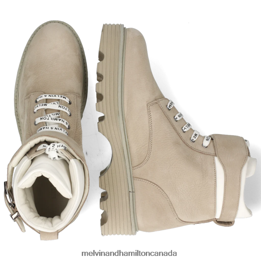 Women Melvin & Hamilton Grey Leonie 10 Ankle Boots P4V68P1125