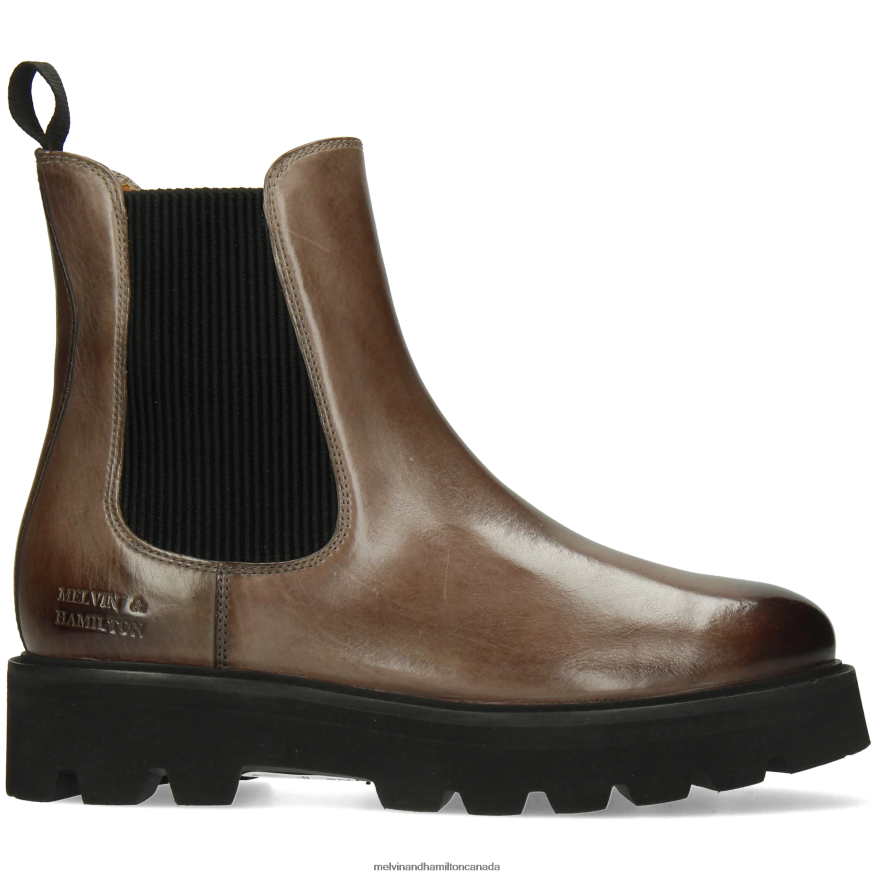 Women Melvin & Hamilton Grey Leonie 5 Ankle Boots P4V68P793