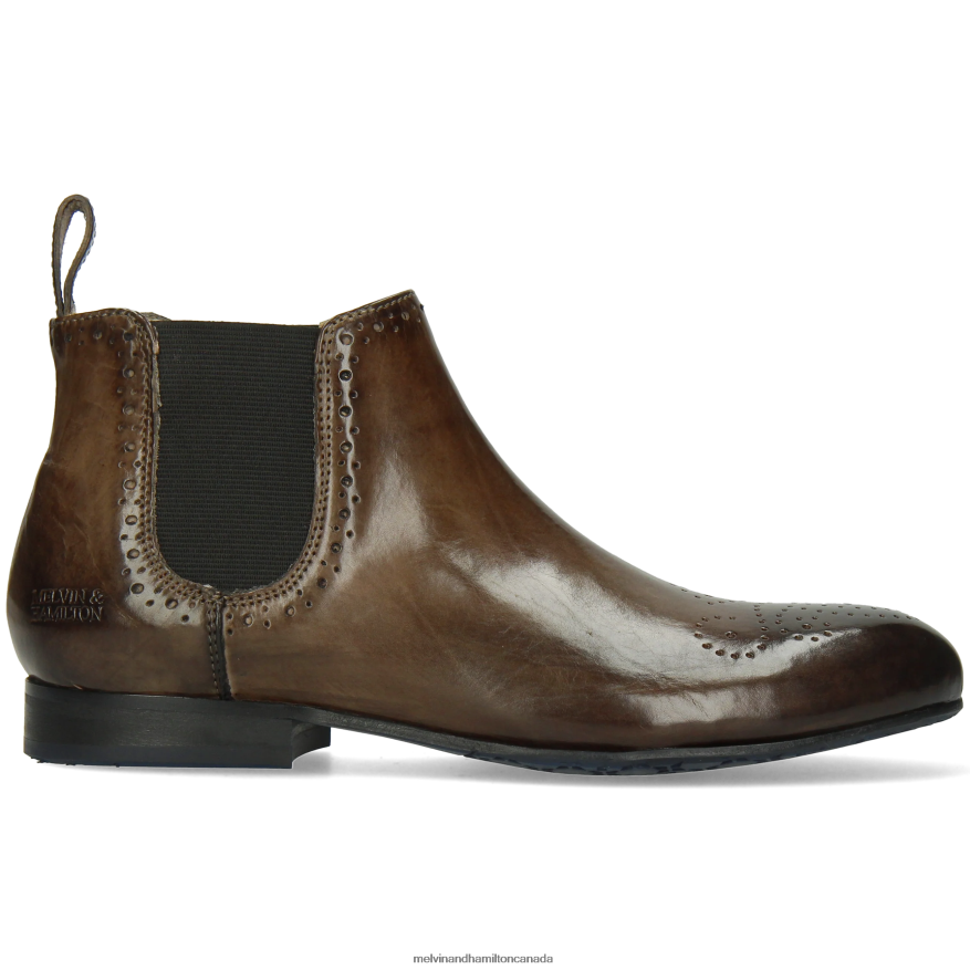 Women Melvin & Hamilton Grey Sally 16 Ankle Boots P4V68P798