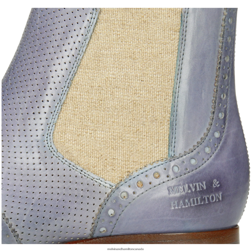 Women Melvin & Hamilton Grey Selina 6 Ankle Boots P4V68P857