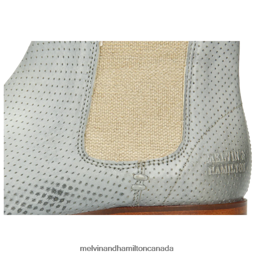 Women Melvin & Hamilton Grey Susan 10 Ankle Boots P4V68P1136