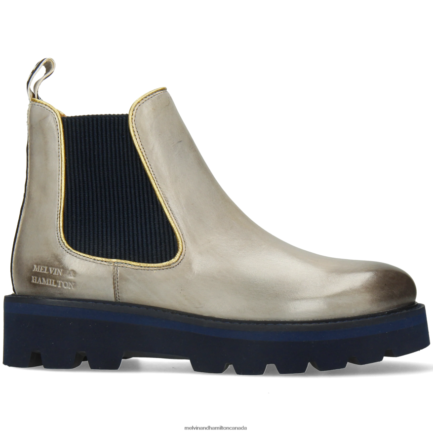 Women Melvin & Hamilton Grey Sybill 6 Ankle Boots P4V68P827