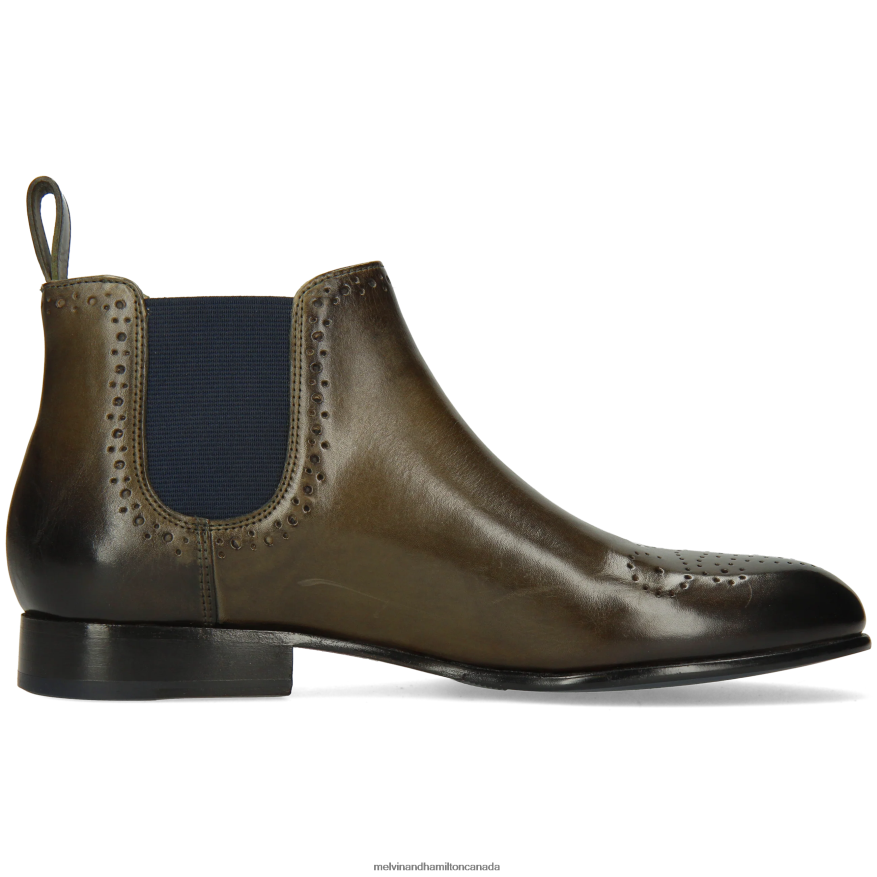 Women Melvin & Hamilton Khaki Sally 16 Ankle Boots P4V68P914