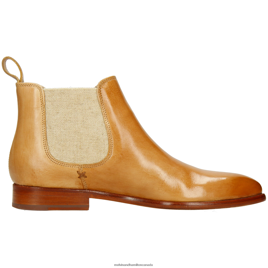 Women Melvin & Hamilton Light Brown Jessy 1 Ankle Boots P4V68P786