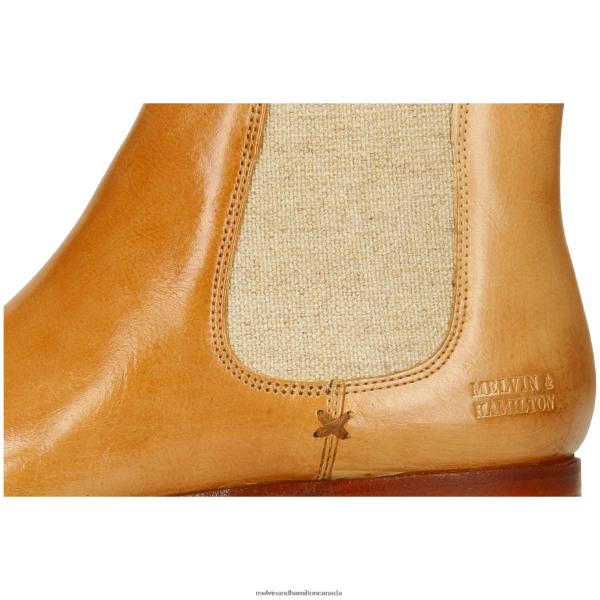 Women Melvin & Hamilton Light Brown Jessy 1 Ankle Boots P4V68P786