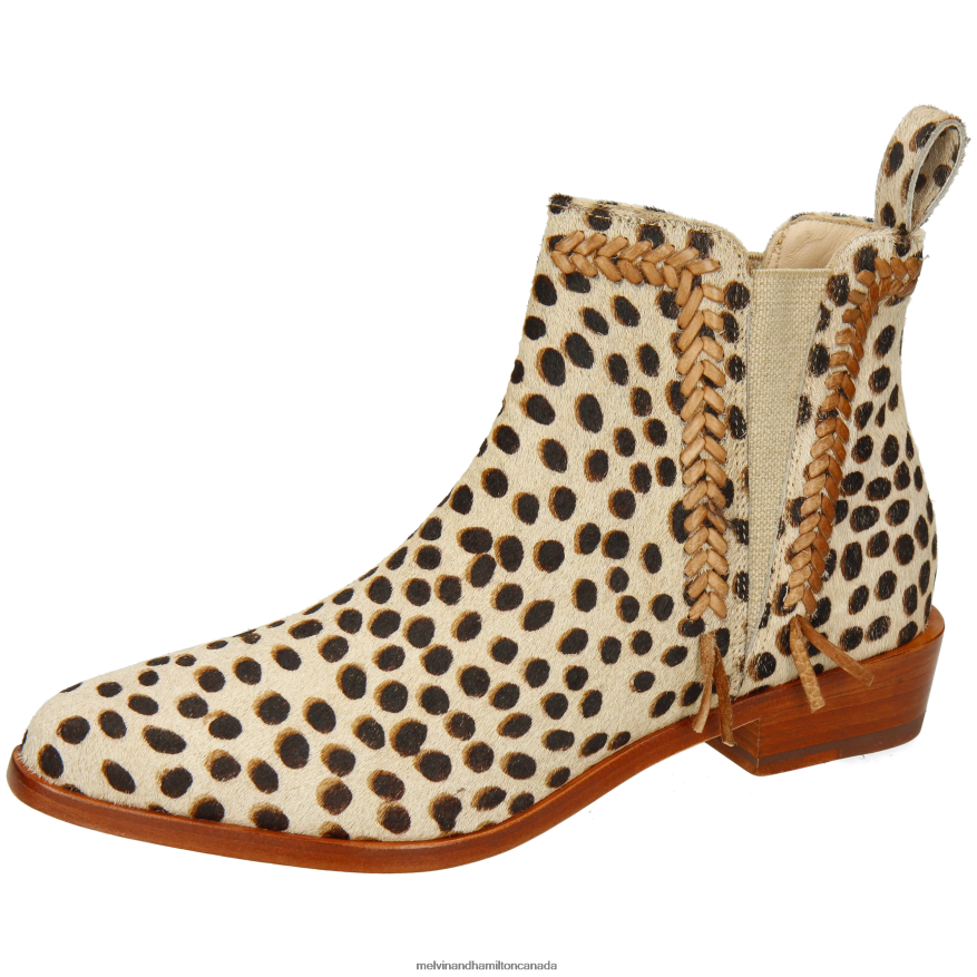 Women Melvin & Hamilton Light Brown Marlin 10 Ankle Boots P4V68P777