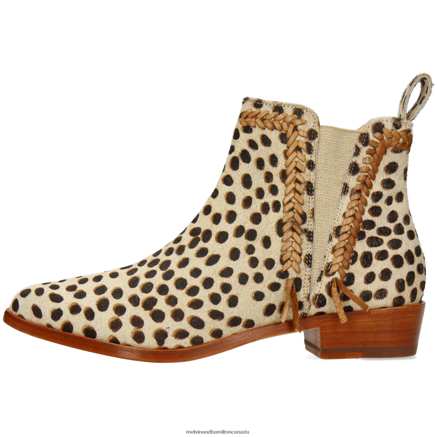 Women Melvin & Hamilton Light Brown Marlin 10 Ankle Boots P4V68P777