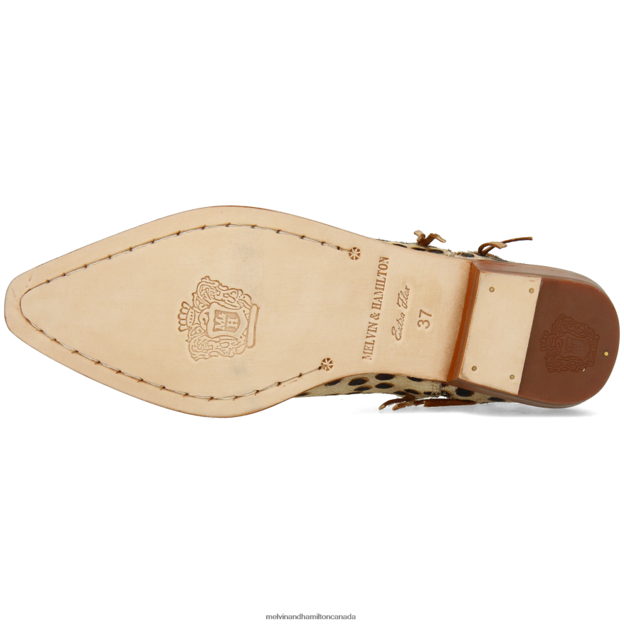 Women Melvin & Hamilton Light Brown Marlin 10 Ankle Boots P4V68P777