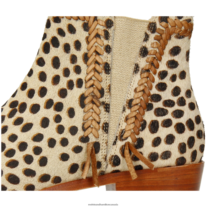 Women Melvin & Hamilton Light Brown Marlin 10 Ankle Boots P4V68P777