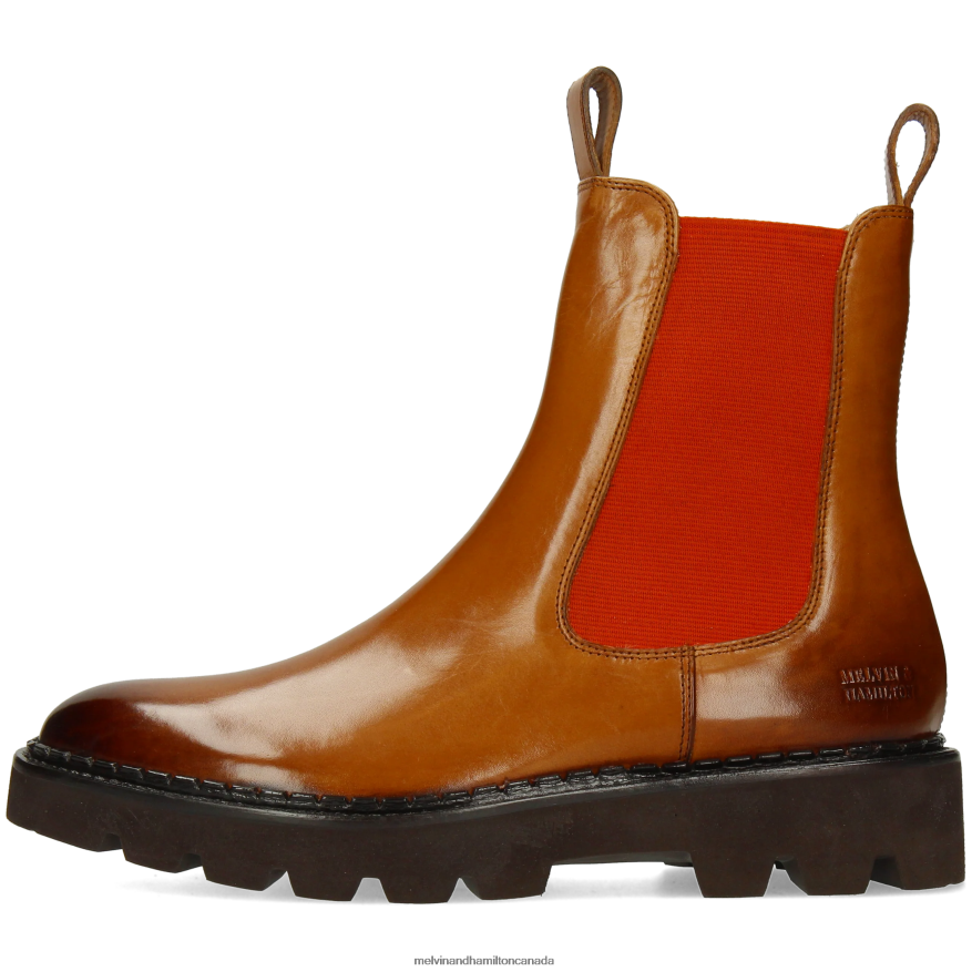 Women Melvin & Hamilton Light Brown Sally 186 Ankle Boots P4V68P885