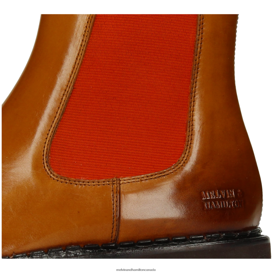 Women Melvin & Hamilton Light Brown Sally 186 Ankle Boots P4V68P885