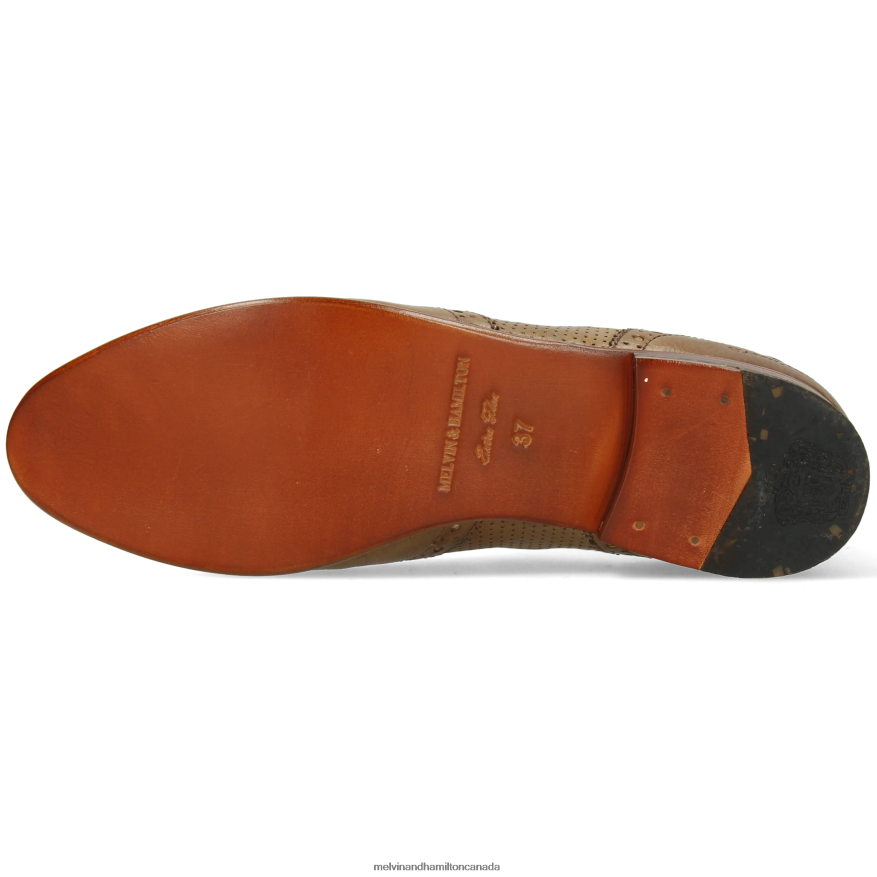 Women Melvin & Hamilton Light Brown Selina 6 Ankle Boots P4V68P867