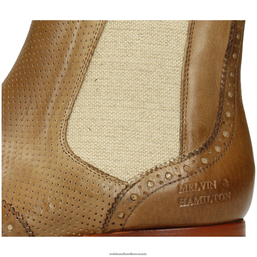 Women Melvin & Hamilton Light Brown Selina 6 Ankle Boots P4V68P867