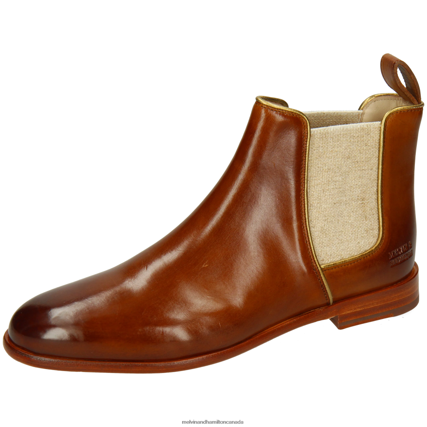 Women Melvin & Hamilton Light Brown Susan 70 Ankle Boots P4V68P871