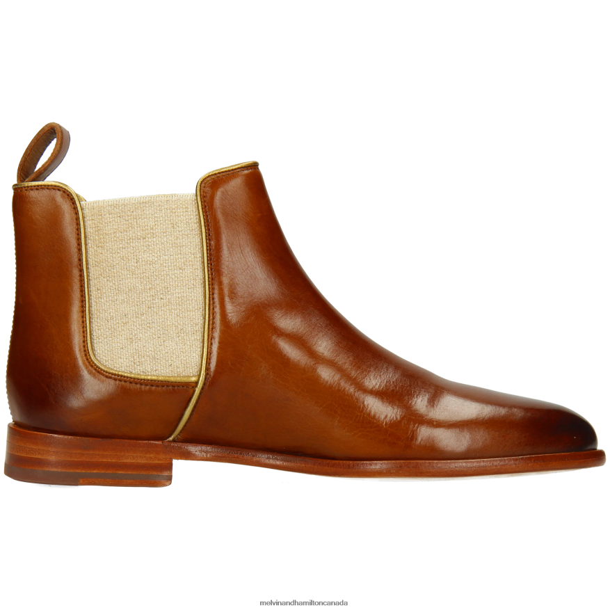 Women Melvin & Hamilton Light Brown Susan 70 Ankle Boots P4V68P871