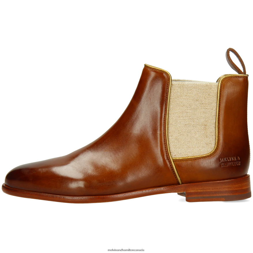 Women Melvin & Hamilton Light Brown Susan 70 Ankle Boots P4V68P871