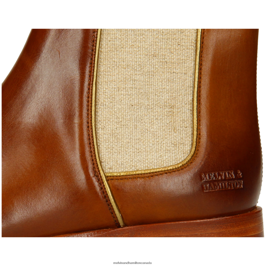 Women Melvin & Hamilton Light Brown Susan 70 Ankle Boots P4V68P871