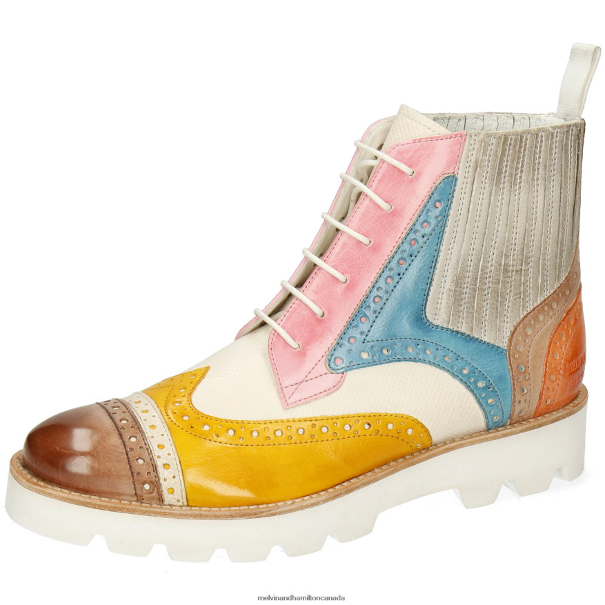 Women Melvin & Hamilton Multi Amelie 17 Ankle Boots P4V68P1052