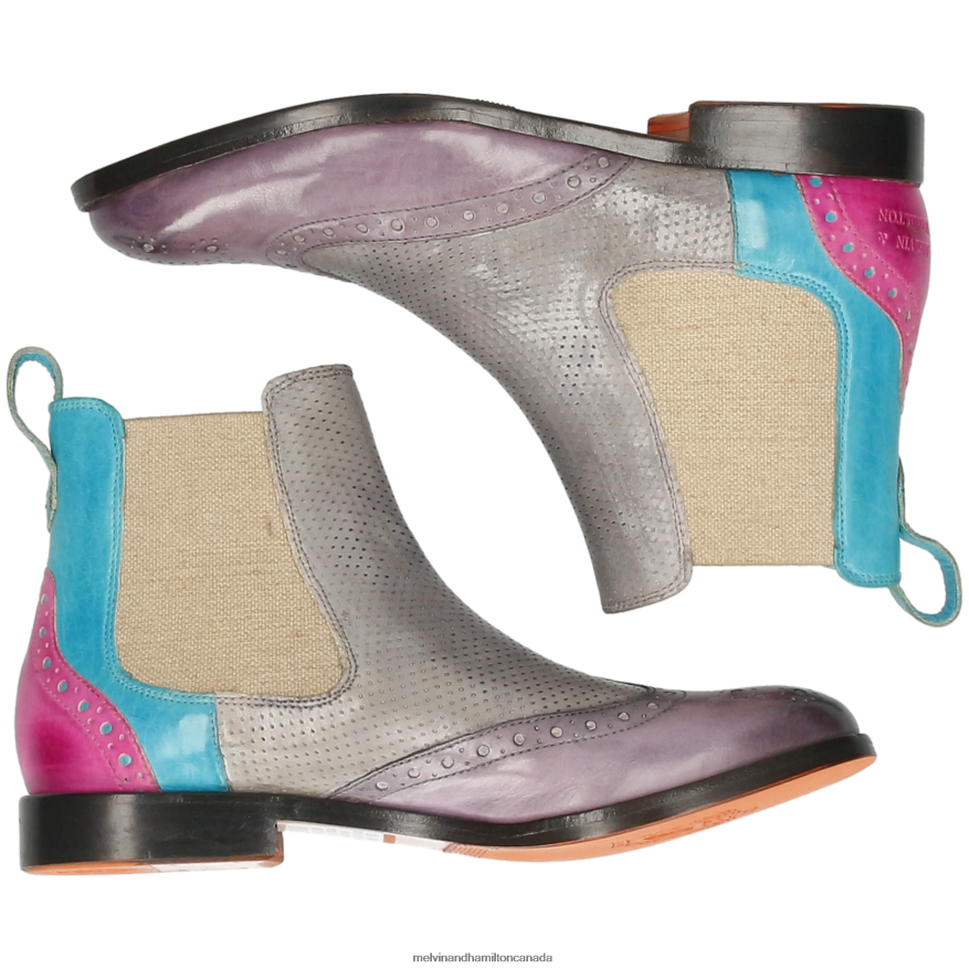 Women Melvin & Hamilton Multi Amelie 5 Ankle Boots P4V68P835
