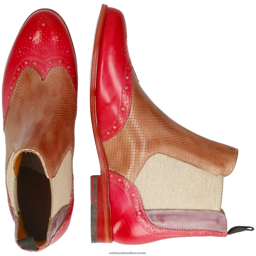 Women Melvin & Hamilton Multi Selina 6 Ankle Boots P4V68P795