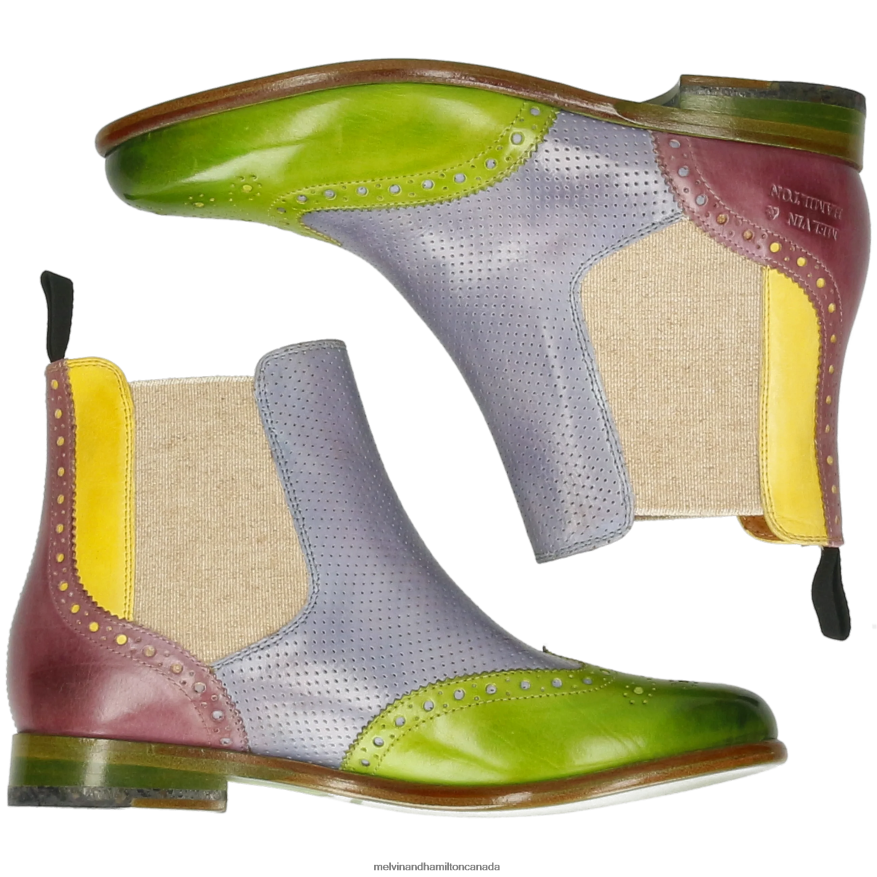 Women Melvin & Hamilton Multi Selina 6 Ankle Boots P4V68P816