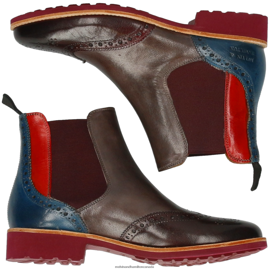 Women Melvin & Hamilton Multi Selina 6 Ankle Boots P4V68P861