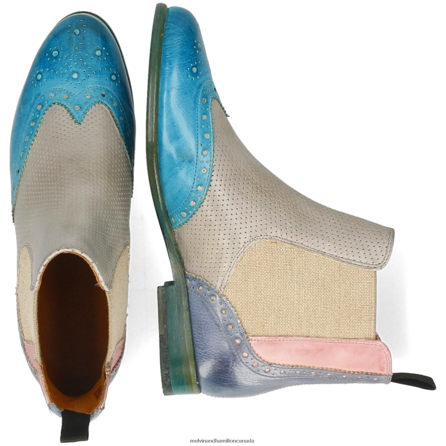 Women Melvin & Hamilton Multi Selina 6 Ankle Boots P4V68P998