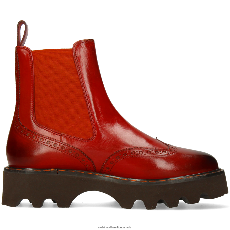Women Melvin & Hamilton Orange Megan 37 Ankle Boots P4V68P918