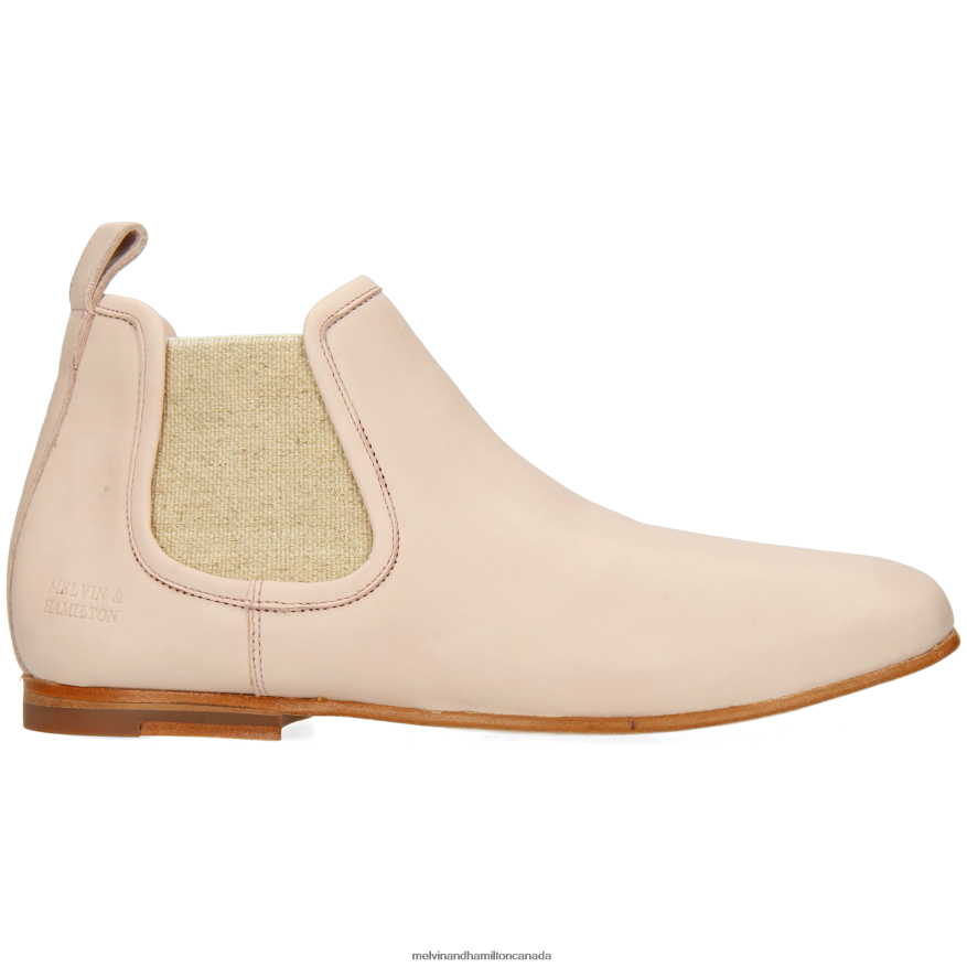 Women Melvin & Hamilton Pink Camilla 3 Ankle Boots P4V68P874