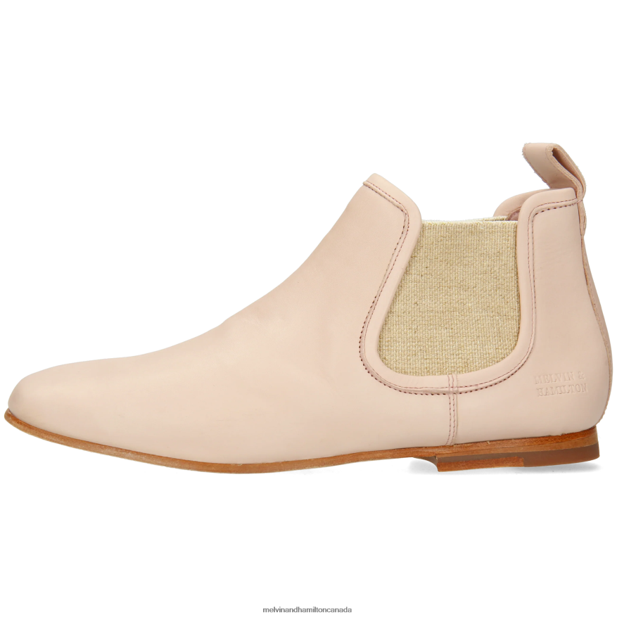 Women Melvin & Hamilton Pink Camilla 3 Ankle Boots P4V68P874