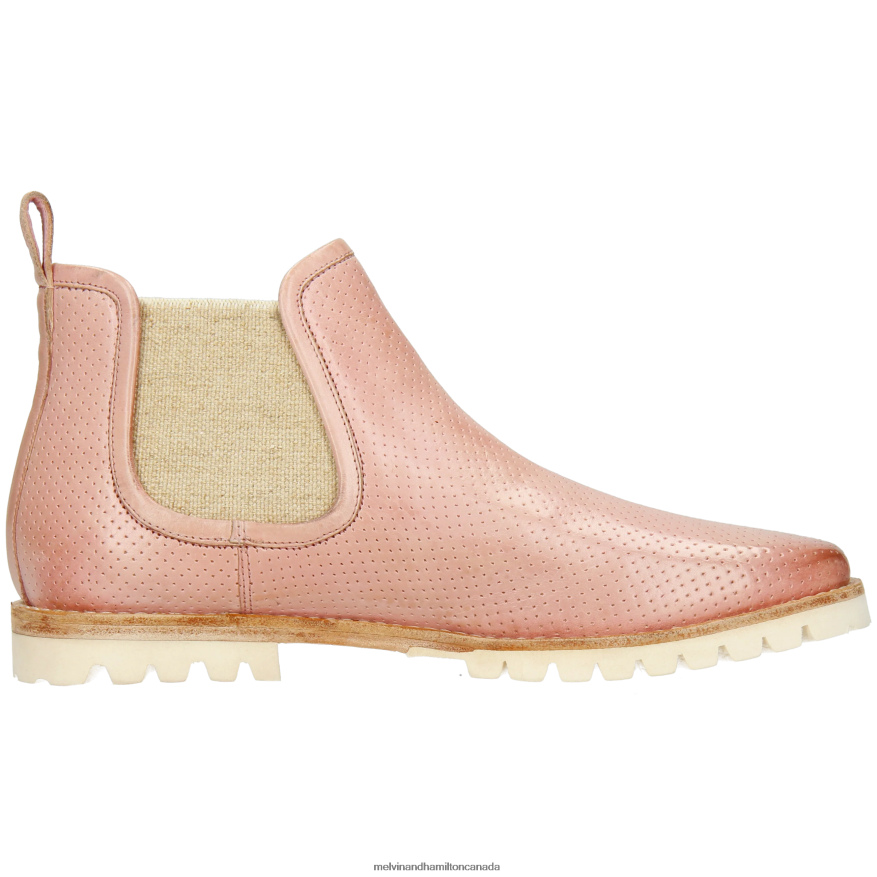 Women Melvin & Hamilton Pink Camilla 3 Ankle Boots P4V68P875