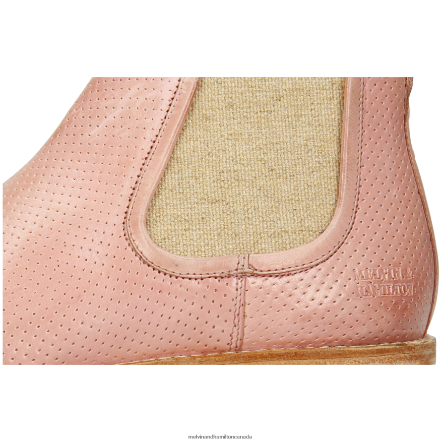 Women Melvin & Hamilton Pink Camilla 3 Ankle Boots P4V68P875