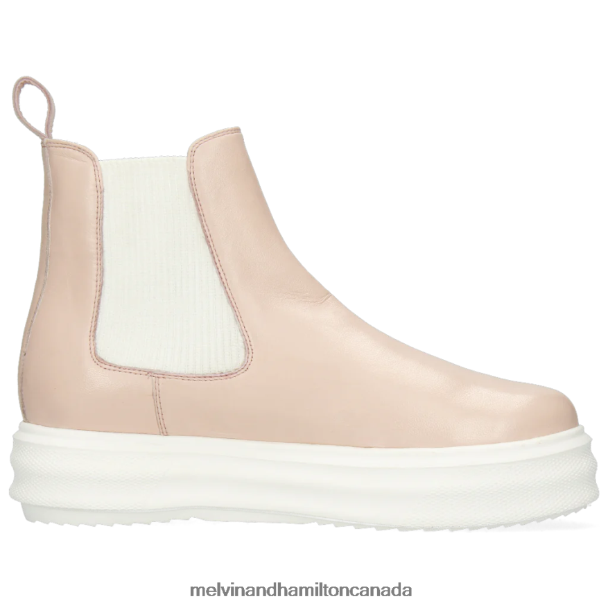 Women Melvin & Hamilton Pink Fay 1 Ankle Boots P4V68P1116