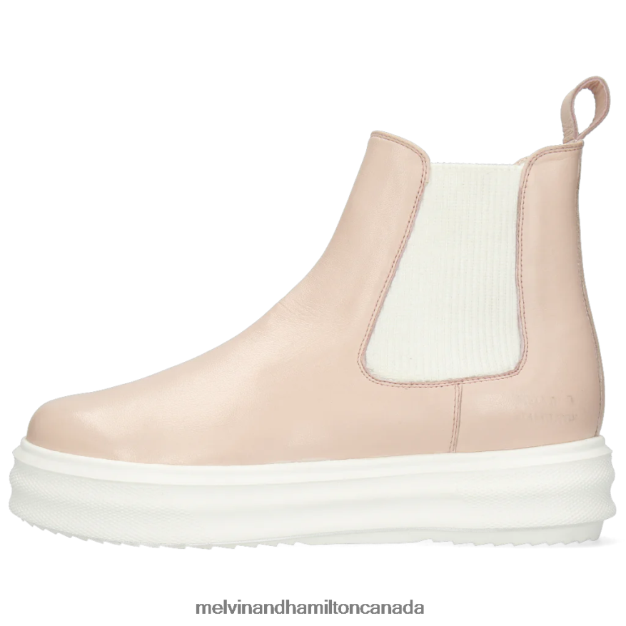 Women Melvin & Hamilton Pink Fay 1 Ankle Boots P4V68P1116