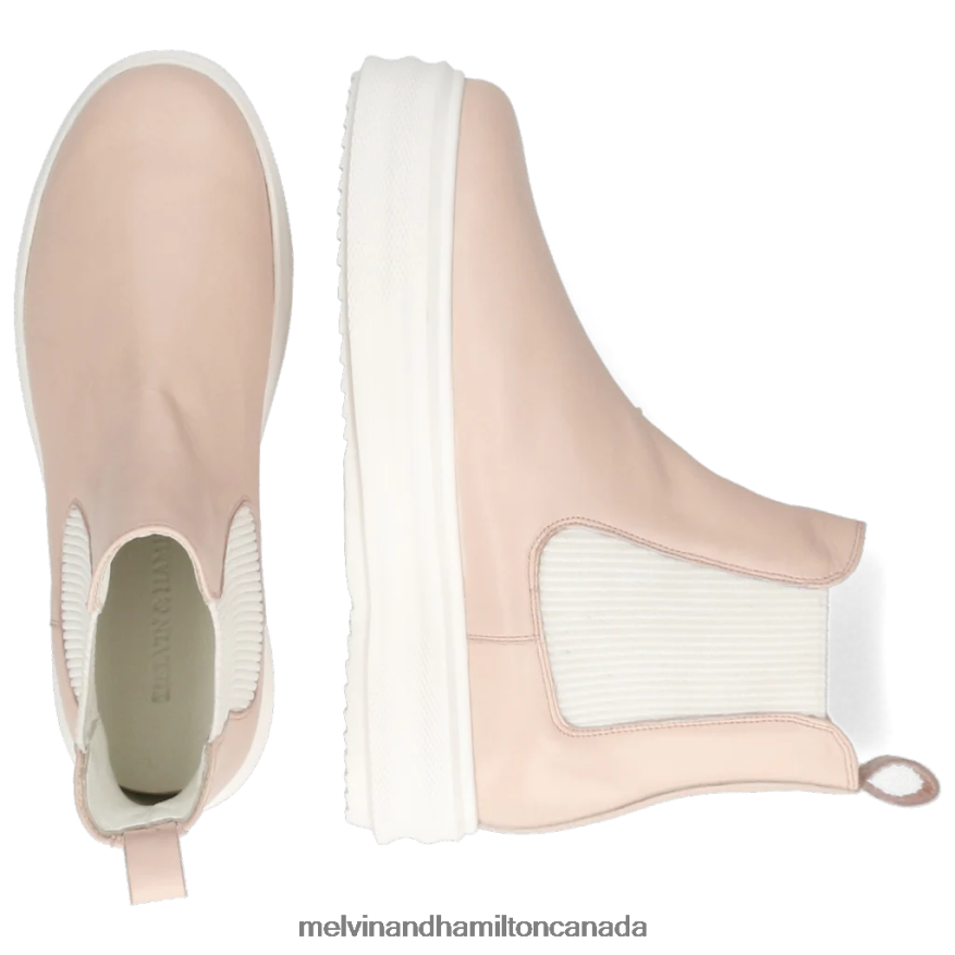 Women Melvin & Hamilton Pink Fay 1 Ankle Boots P4V68P1116