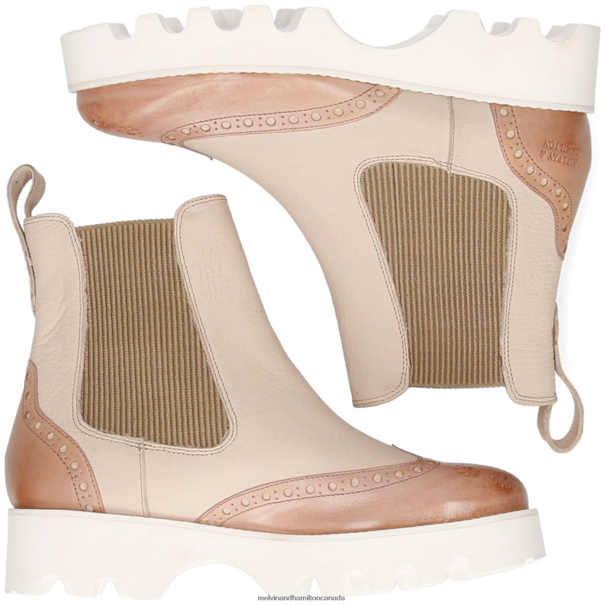 Women Melvin & Hamilton Pink Jade 8 Ankle Boots P4V68P969