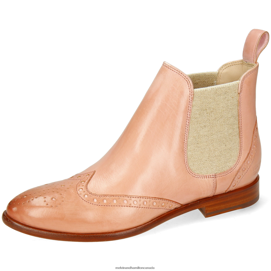 Women Melvin & Hamilton Pink Jessy 4 Ankle Boots P4V68P847